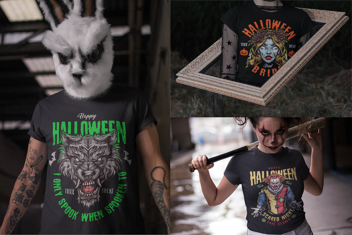 44 Halloween t-shirt designs, a Branding & Logo Template by DGIM studio (Photo 12 of 13)
