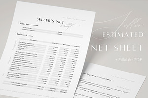 Seller's Estimated Net Sheet