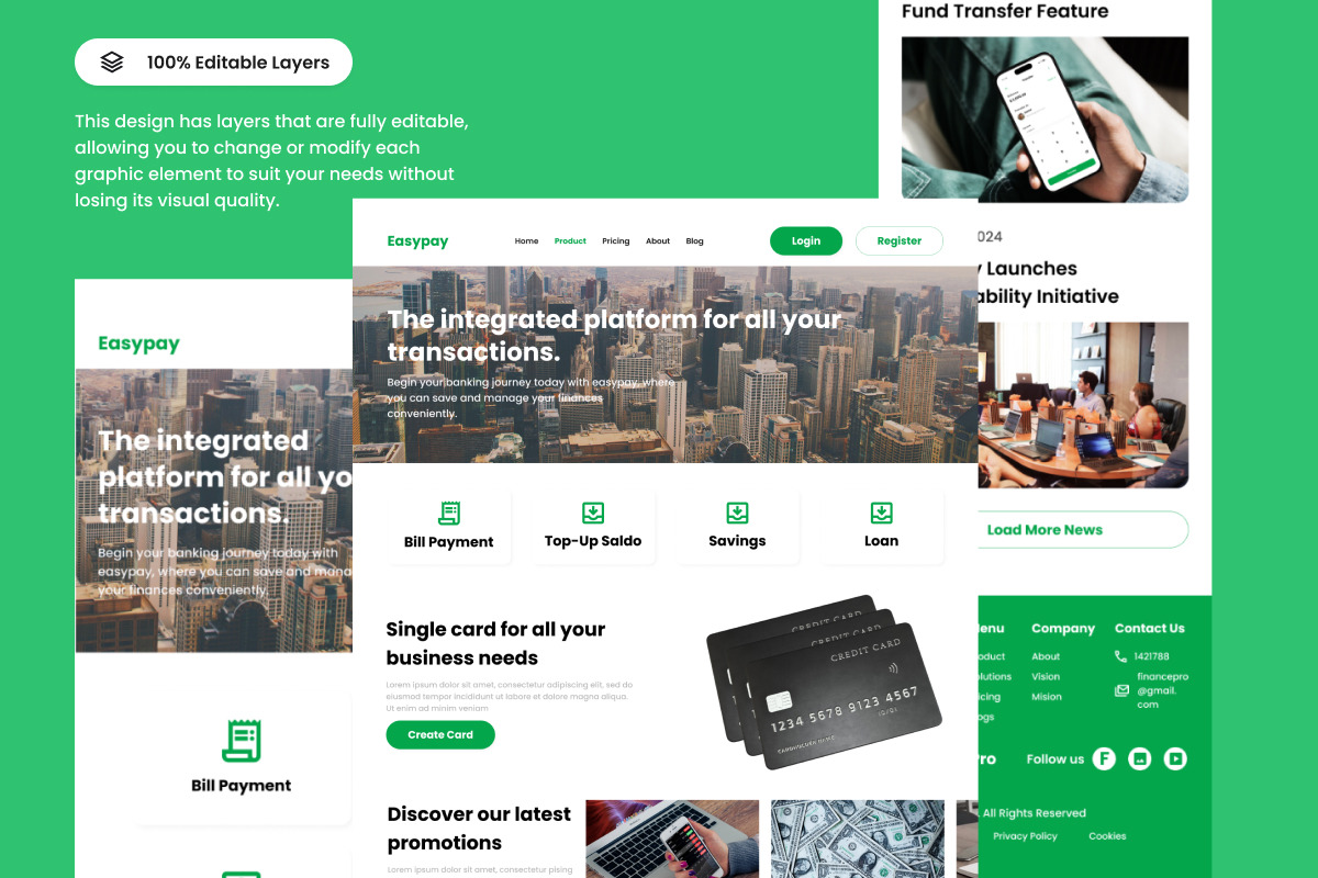 Easypay - Banking Landing Page V2, a Landing Page Template by twinstd (Photo 5 of 5)