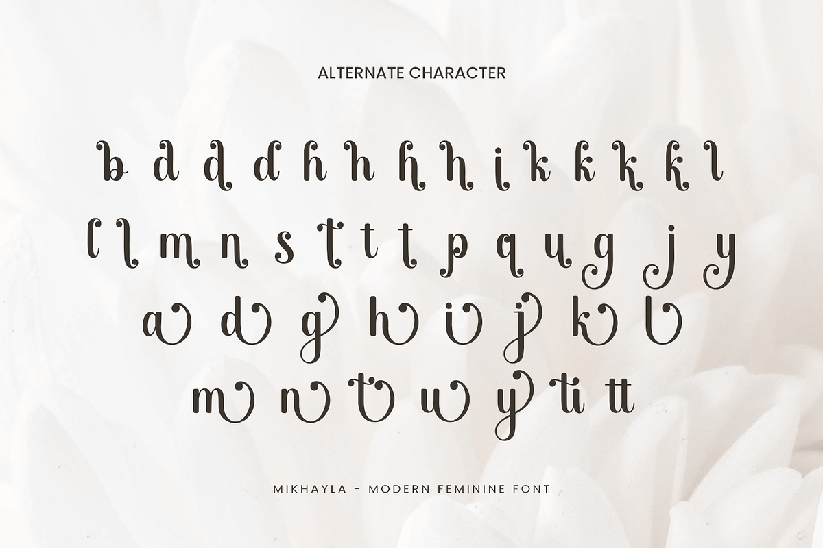 Mikhayla, a Script Font by Mozatype (Photo 7 of 10)