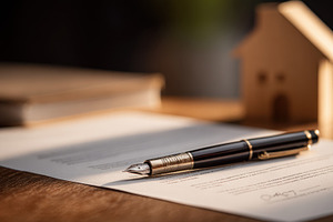 Signed contract on a wooden table, a Photo by Beautiful things