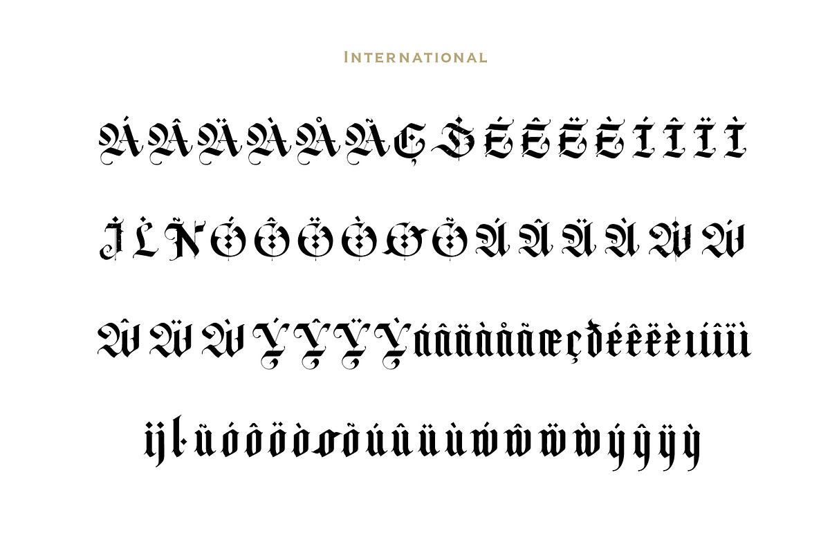 Old Zealand, a Blackletter Font by Loudoun Design Co. (Photo 6 of 9)