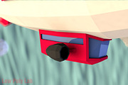 Cartoon Airship Low Poly, a Cars & Vehicle 3D Model by Low Poly Lab (Thumbnail 6 of 7)