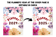 Flower Theme Planner Template, a Templates & Theme by EffahArt (Thumbnail 5 of 5)