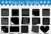 Sticky Notes SVG, Sticky Notes SVG, an Object Graphic by VectorWorlds (Thumbnail 2 of 3)