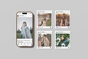 Modern Social Media Post Mockup, an iPhone Mockup by graphicsecond (Thumbnail 3 of 7)