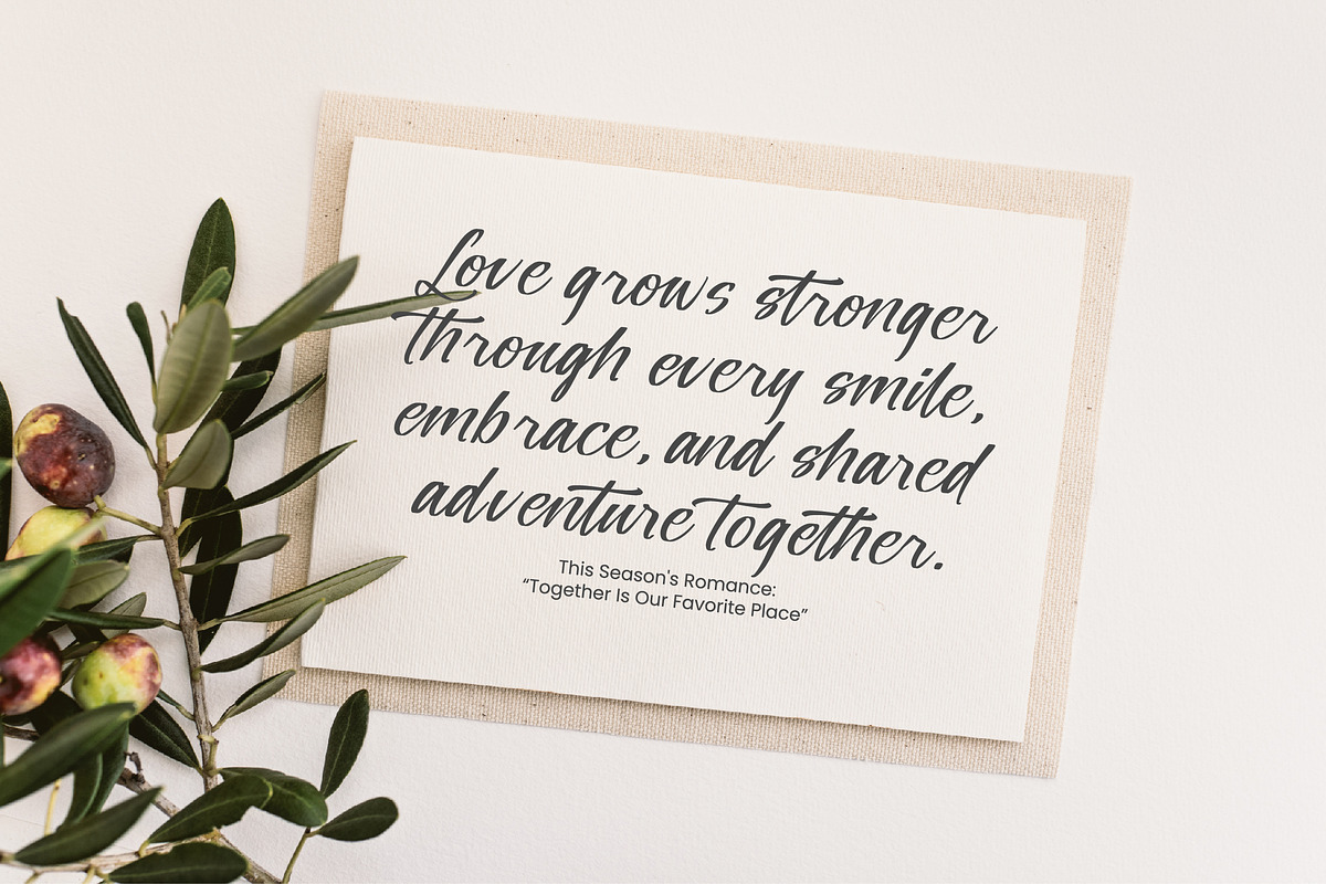 Silver Willow Natural Signature Font, a Script Font by stylishtype.co (Photo 5 of 10)