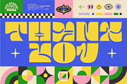 Lunar Tears Groovy Font, a Sans Serif Font by Oui Studio (Thumbnail 10 of 10)