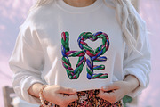Glitter Crochet Yarn Valentine Png, an Illustration by designcity5 (Thumbnail 5 of 8)