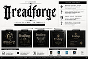 Dreadforge – Gothic Blackletter, a Blackletter Font by Wow Magic (Thumbnail 2 of 5)