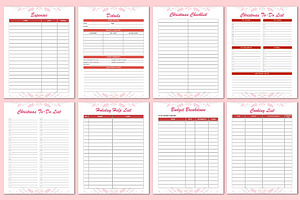 Christmas Planner Canva Template