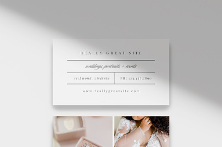 Wedding Photographer Business Card, a Business Card Template by roselindoco