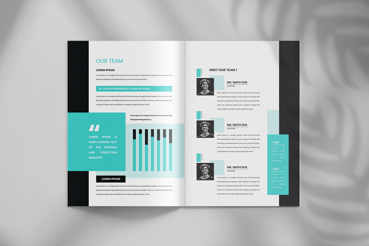 Company profile brochure template, a Brochure Template by Tanmoy Topu (Photo 8 of 12)