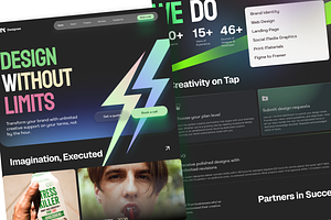 Design Agency Landing Page, a Landing Page Template by BeadyLab