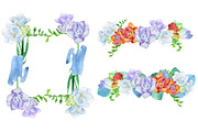 Freesia. Watercolor collection, a Decorative Illustration by Watercolor fantasy (Thumbnail 6 of 7)