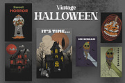 Vintage Halloween. Hand draw graphic, an Object Graphic by ma_i_vi (Thumbnail 3 of 12)