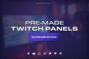 Pre-Made Twitch Panels
