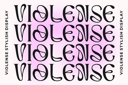 Violense - Stylish Display Font, a Sans Serif Font by PutraCetol Studio