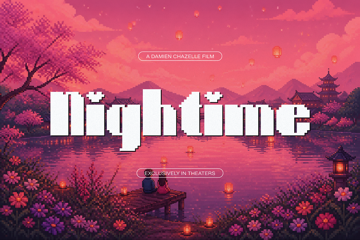 Lumina Lullaby | Pixelated Font, a Sans Serif Font by gracetype_studio (Photo 2 of 12)