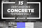 15 Concrete Texture Bundle, a Texture Graphic by ACF Designs (Thumbnail 1 of 4)
