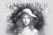 News Paper Mixed Media Art Effect, an Action Add-On by MRI STUDIO (Thumbnail 25 of 43)