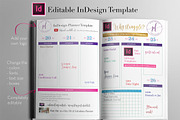 Weekly Calendar | InDesign Template, a Stationery Template by Planner Templates (Thumbnail 10 of 23)