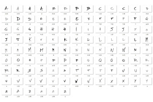 150 Marker Number And Letter Overlay