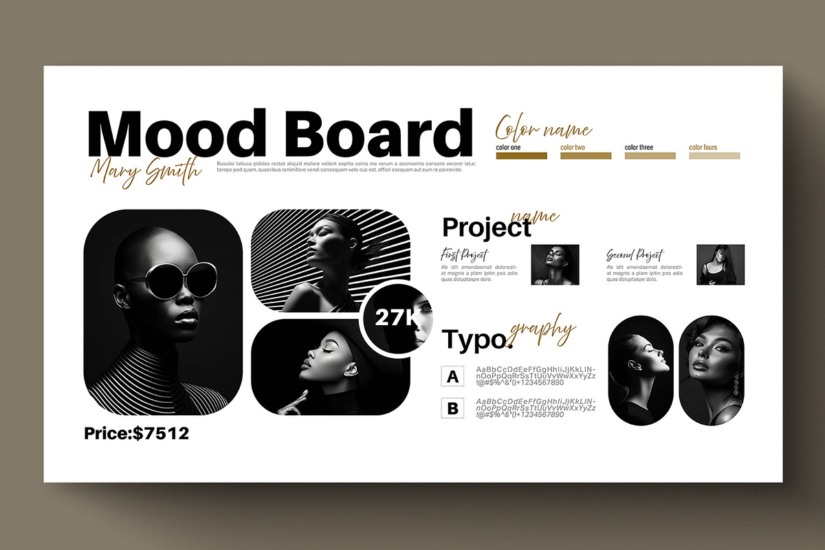 Mood Board Design, an UI Kit Template by ContestDesign (Photo 2 of 3)