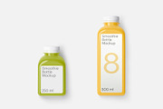 Smoothie Bottle Mockup, a Packaging Mockup by GraphicWave (Thumbnail 8 of 10)