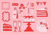 Birthday girl, an Object Illustration by katieromanoff_art (Thumbnail 3 of 9)