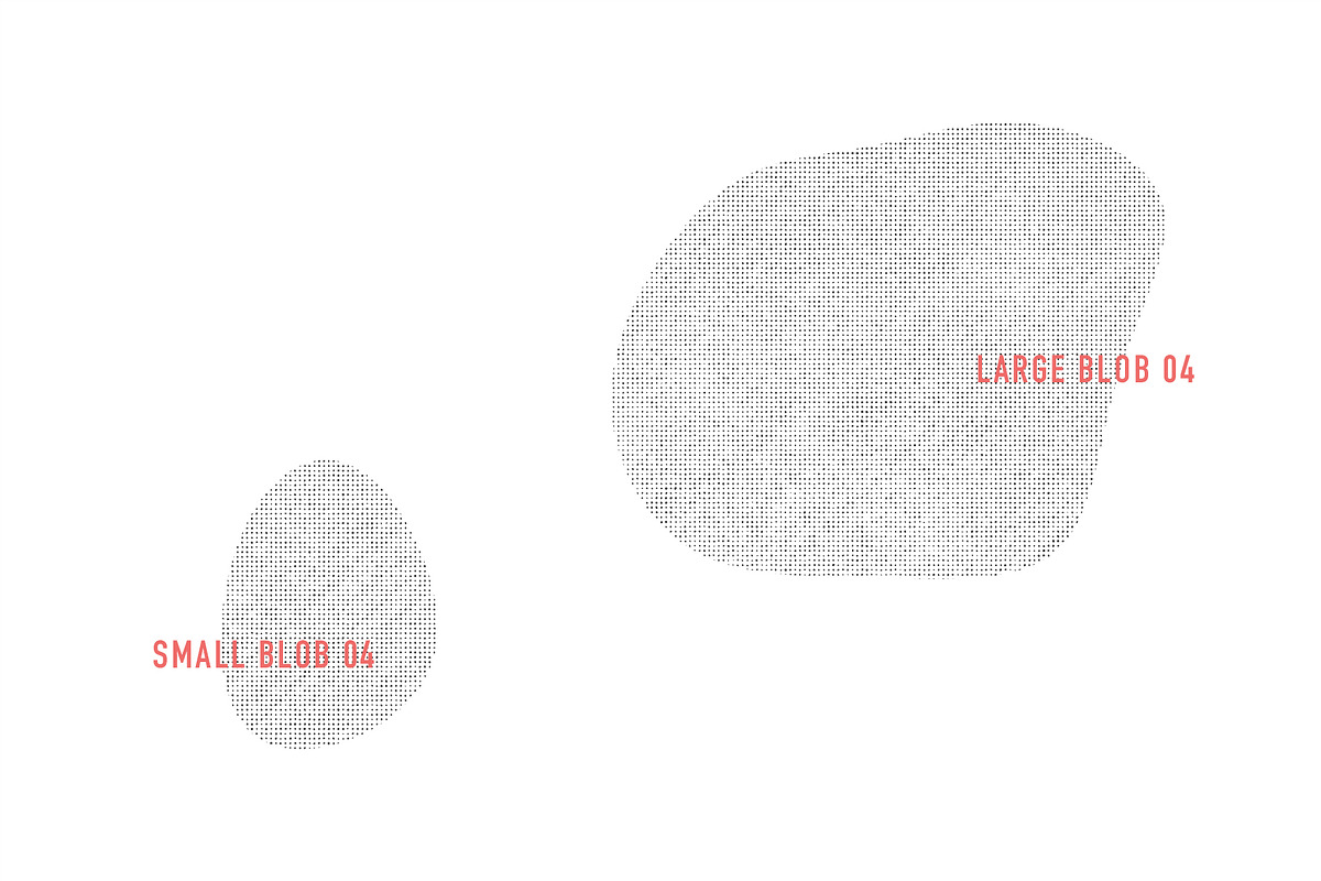 Halftone Blob Textures, a Texture Graphic by GhostlyPixels (Photo 8 of 14)