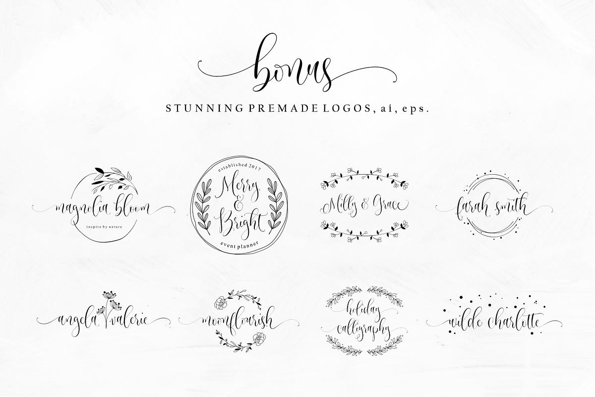 Magika - Sophisticated Calligraphy preview 5