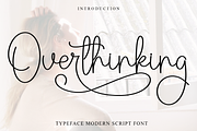 Overthinking, a Handwritten Font by FreshTypeINK (Thumbnail 1 of 8)