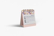 Desk Calendar Photoshop Mockup, a Books & Magazine Mockup by Graphic Deal (Thumbnail 2 of 8)