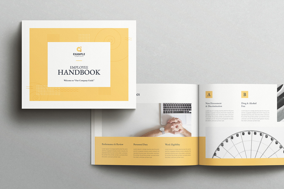 Employee Handbook CANVA Template, a Magazine Template by TemplatesForest (Photo 3 of 8)