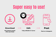 Fearless Feed Instagram Posts, a Social Media Template by Hell Yeah Designs (Thumbnail 2 of 8)
