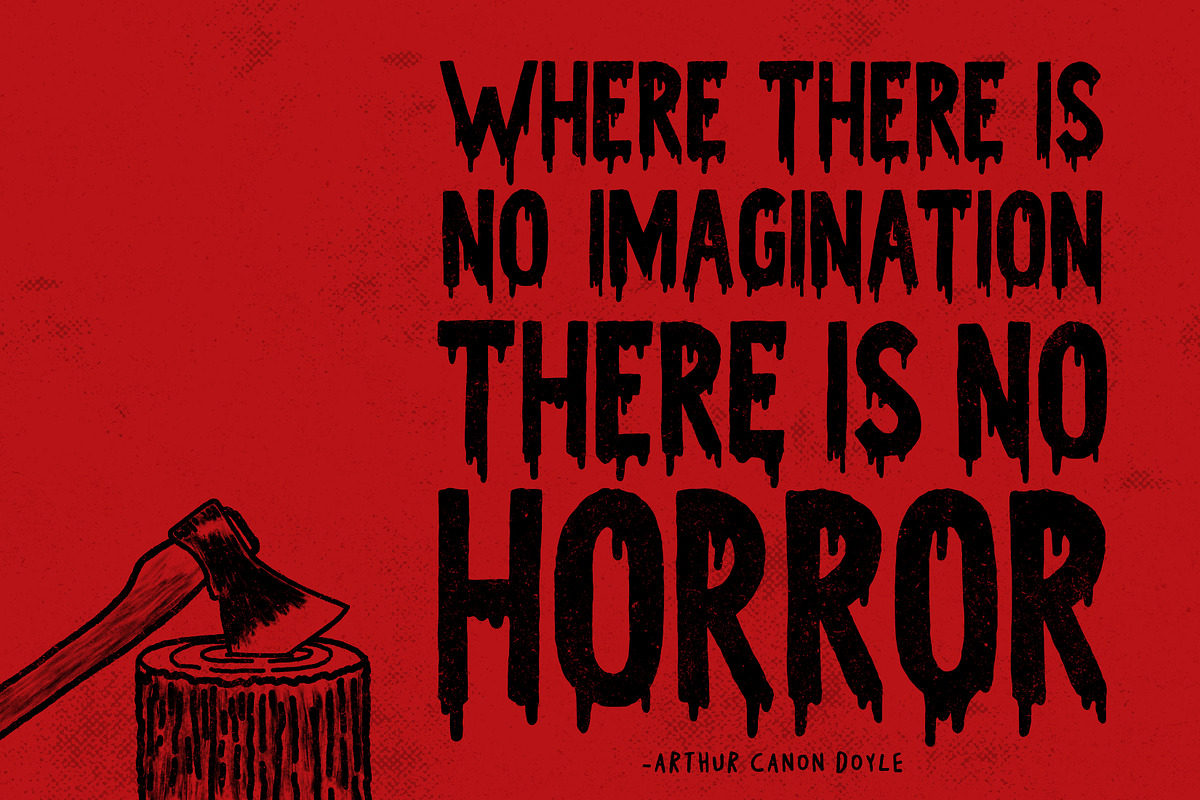Chopping Block Font preview 3