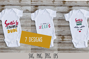 Christmas baby t-shirt Bundle