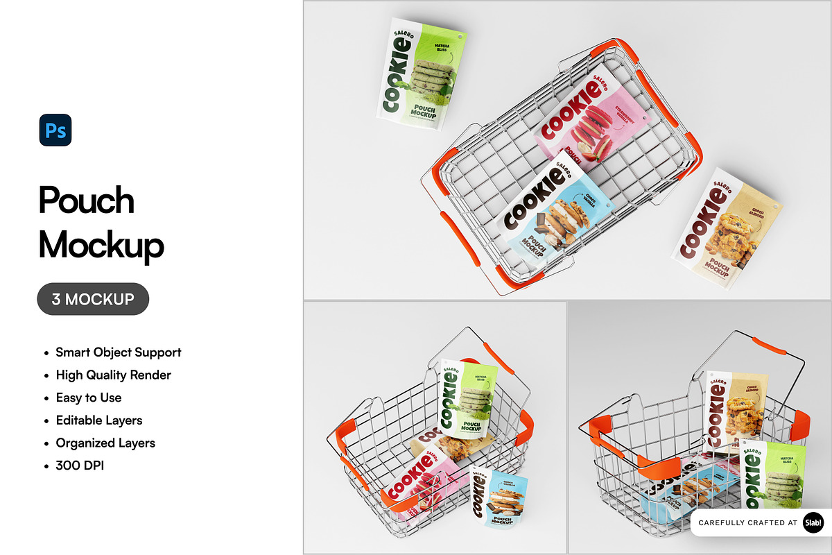 Pouch Mockup, a Product Mockup by SLAB! Design (Photo 1 of 5)