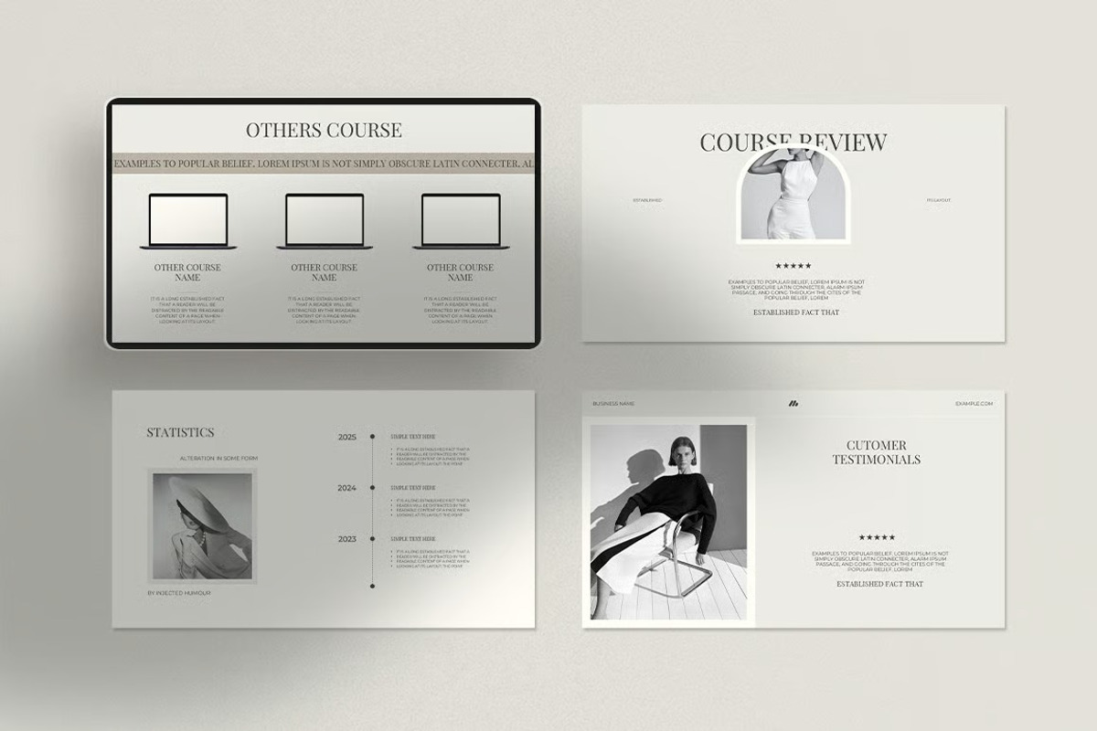 Masterclass Slide Deck Presentation, a Presentation Template by Fit-tee (Photo 7 of 8)