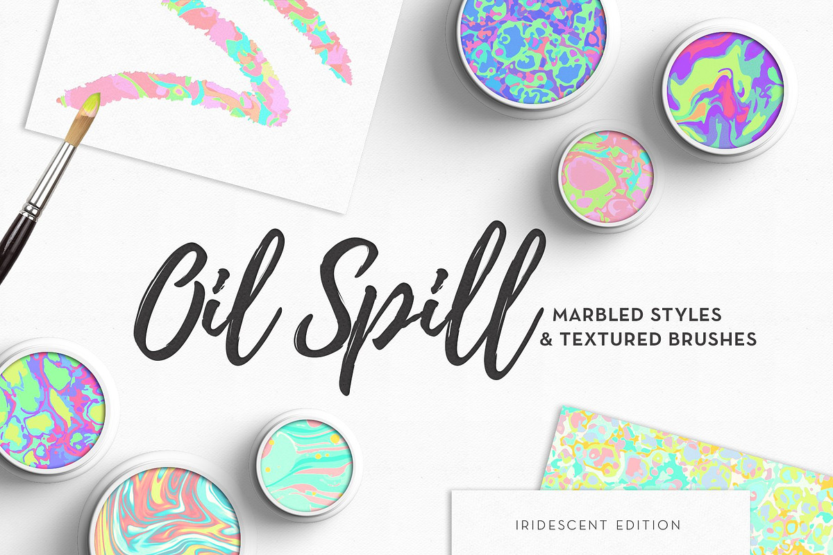 Oil Spill - Marbled Styles, a Layer Style Add-On by digiful (Photo 1 of 10)