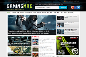 GamingMag Gaming News Theme