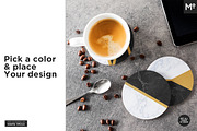 Round Coasters Mock-ups Set, a Cups & Container Mockup by Mocca Mockups Store (Thumbnail 5 of 24)