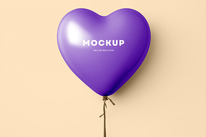 Helium Balloons Mockup