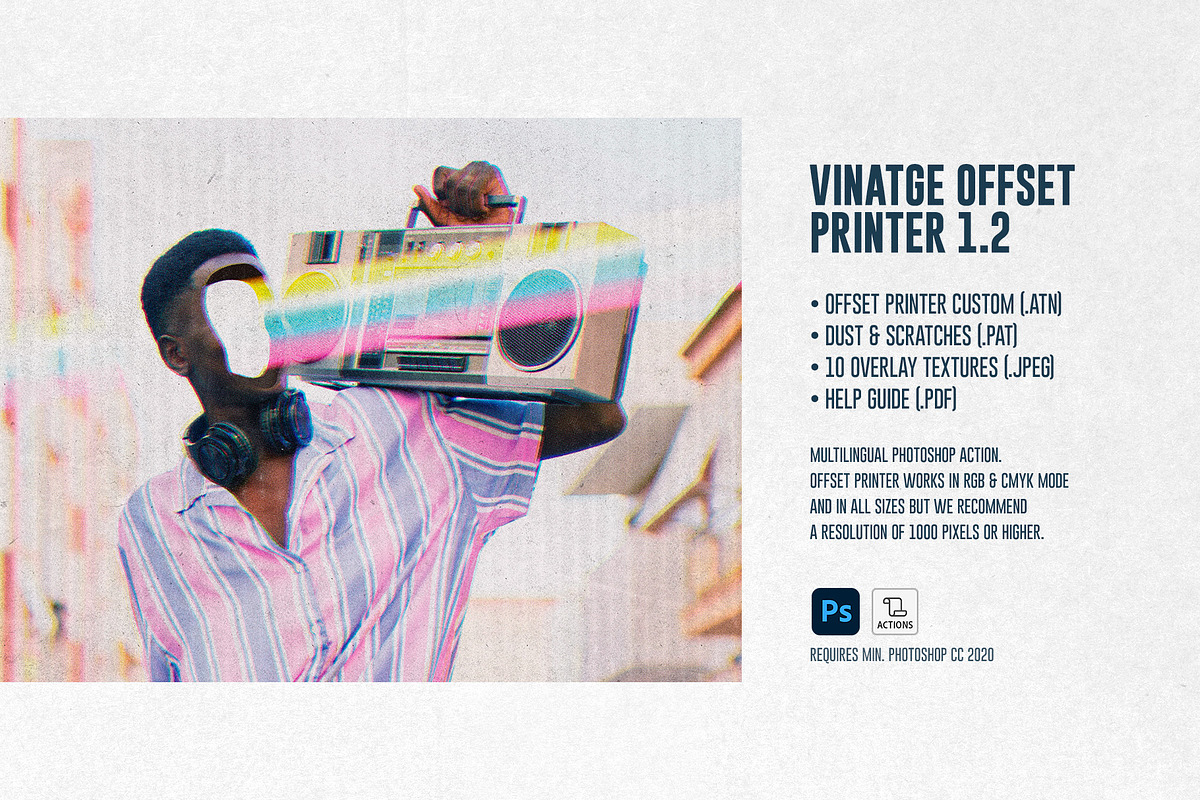 Vintage Offset Printer, an Action Add-On by FLYERWRK (Photo 12 of 13)
