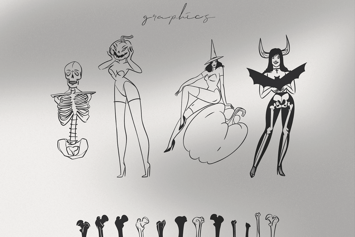 Halloween graphics, a Decorative Illustration by Anastasy_helter (Photo 3 of 11)