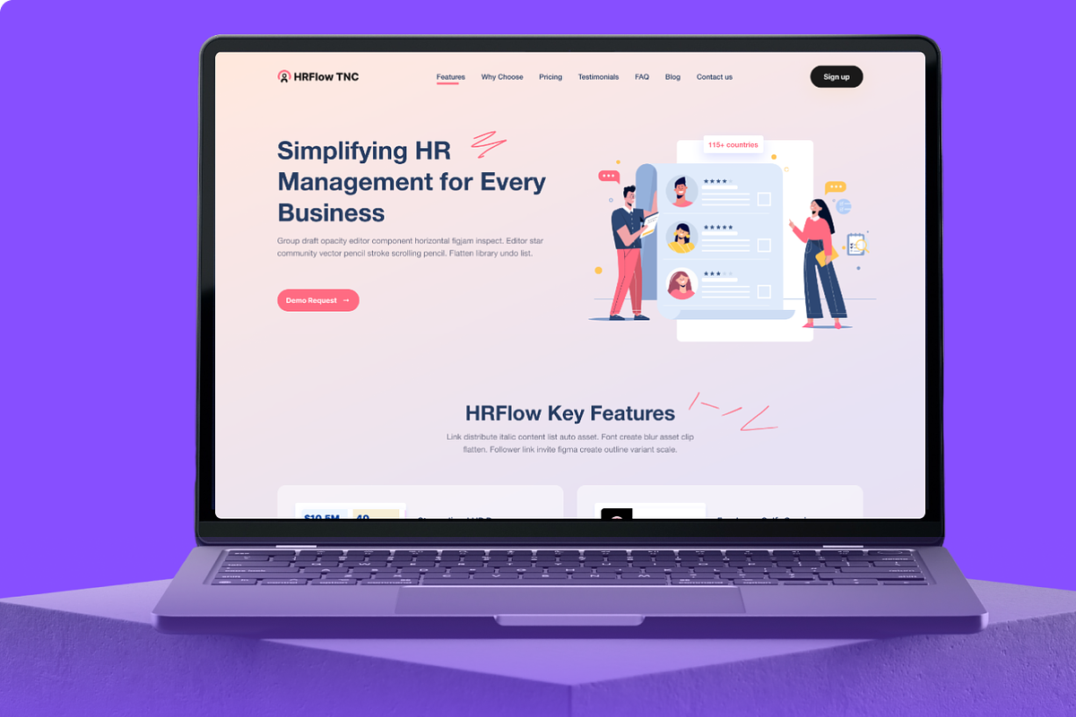 HRFlow TNC – HR SaaS Figma UI Kit, an UI Kit Template by TNCFlow (Photo 4 of 5)