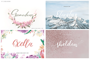 Hand Written Font Bundle 90 in 1, a Script Font by Quothron (Thumbnail 61 of 64)