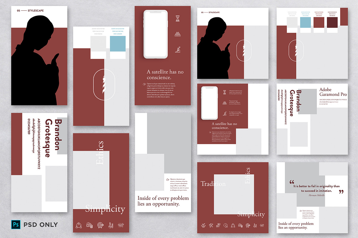 Stylescape / Moodboard Template 05, a Product Mockup by Andre28 (Photo 5 of 6)