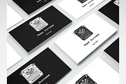 Business Cards with typewriters, a Business Card Template by IRSYART (Thumbnail 8 of 12)